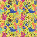 Printed Pattern Vinyl - Glossy - Psychedelic Ocean Small 12" x 24" Sheet