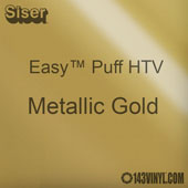 Easy™ Puff HTV: 12" x 24" - Metallic Gold