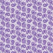 Printed HTV Purple Paisley Print 12" x 15" Sheet