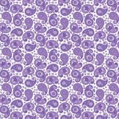 Printed HTV Purple Paisley Print 12" x 15" Sheet