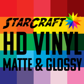 StarCraft HD Permanent Adhesive Vinyl - Matte & Glossy