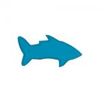 Popsicle Holder Shark - Blue