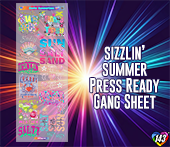 Pre-Made DTF Gang Sheet - Sizzlin' Summer