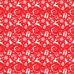 Printed Pattern Vinyl - Matte - Smells Like Christmas Spirit - 12" x 12" Sheet