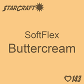 12" x 24" Sheet - StarCraft SoftFlex HTV - Buttercream