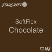 12" x 12" Sheet - StarCraft SoftFlex HTV - Chocolate