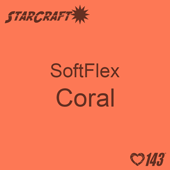 12" x 5 Yard Roll - StarCraft SoftFlex HTV - Coral