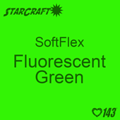 12" x 5 Yard Roll - StarCraft SoftFlex HTV - Fluorescent Green