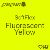 12" x 5 Yard Roll - StarCraft SoftFlex HTV - Fluorescent Yellow