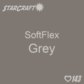 12" x 5 Foot Roll -StarCraft SoftFlex HTV - Grey