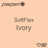 12" x 12" Sheet - StarCraft SoftFlex  HTV - Ivory