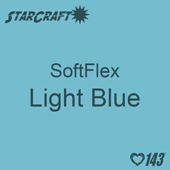 12" x 5 Foot Roll -StarCraft SoftFlex HTV - Light Blue
