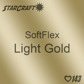 12" x 12" Sheet - StarCraft SoftFlex HTV - Light Gold