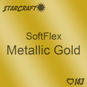 12" x 12" Sheet StarCraft SoftFlex HTV - Metallic Gold