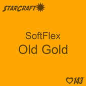 12" x 12" Sheet StarCraft SoftFlex HTV - Old Gold