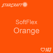12" x 12" Sheet StarCraft SoftFlex HTV - Orange