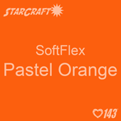 12" x 24" Sheet -StarCraft SoftFlex HTV - Pastel Orange
