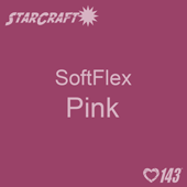 12" x 12" Sheet StarCraft SoftFlex HTV - Pink