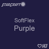 12" x 12" Sheet - StarCraft SoftFlex HTV - Purple