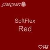 12" x 24" Sheet StarCraft SoftFlex HTV - Red