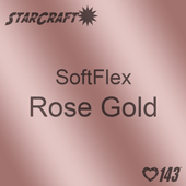 12" x 5 Yard Roll - StarCraft SoftFlex HTV - Rose Gold