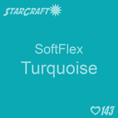 12" x 5 Yard Roll - StarCraft SoftFlex HTV -Turquoise