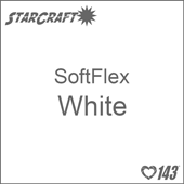12" x 12" Sheet StarCraft SoftFlex HTV - White