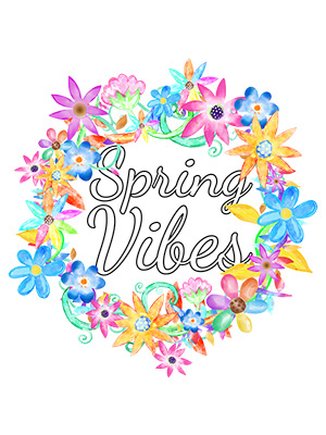 Spring Vibes Wreath