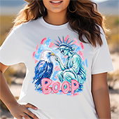 Press Ready Transfer - Statue of Liberty Boop - Adult