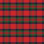 Printed Pattern Vinyl - Glossy - Stewart Plaid 12" x 24" Sheet