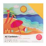 American Craft Cardstock Textured Variety Pack 60 12" x 12" Sheets - Summer