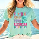 Press Ready Transfer - Tanlines Summertime