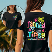 Press Ready Transfer - Tropical Tanned & Tipsy
