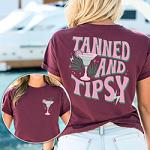 Press Ready Transfer - Tanned and Tipsy