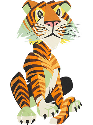 Tiger Zoo Poster