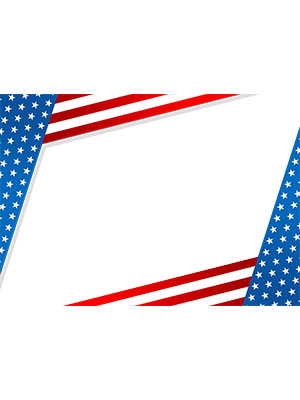 USA Flag Frame