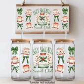 Press Ready UV DTF Decal - 16oz Wrap - Ugly Sweater Social Club