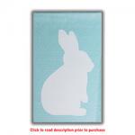 Garden Flag  - White Bunny