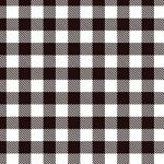 Printed Pattern Vinyl - Glossy - White Buffalo Plaid 12" x 24" Sheet