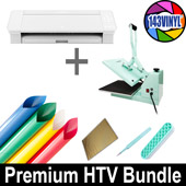 Mint Press + White Cameo 4 Premium Heat Transfer Bundle (HTV, iron-on)