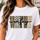 Press Ready Transfer - Checkered & Leopard Wifey