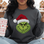 Press Ready Transfer - Yarn Grinch