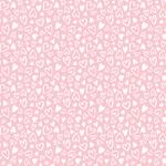 Printed Pattern Vinyl - Matte - All the Hearts - Light Pink - 12" x 12"