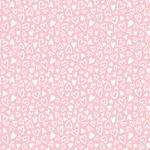 Printed Pattern Vinyl - Matte - All the Hearts - Light Pink - 12" x 12"