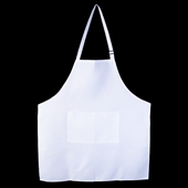 Sublimation Adult Apron - White