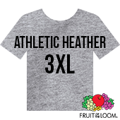 Fruit of the Loom Iconic™ T-shirt - Athletic Heather - 3XL