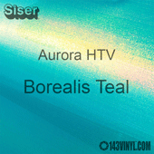 Siser Aurora HTV 12" x 12" Sheet - Borealis Teal