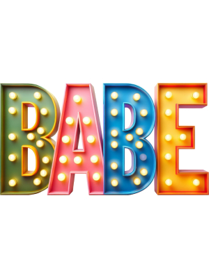 Babe Marquee Letters - 143