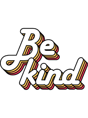 Be Kind - Retro Script - 143