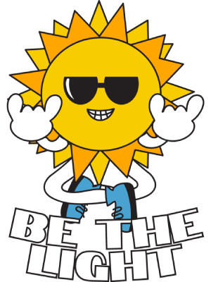 Be the Light - Retro Sun - 143